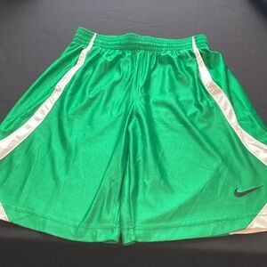 Vintage Nike Dazzle Shorts Kelly Green Shiny Y2K Basketball Baggy Men’s Medium